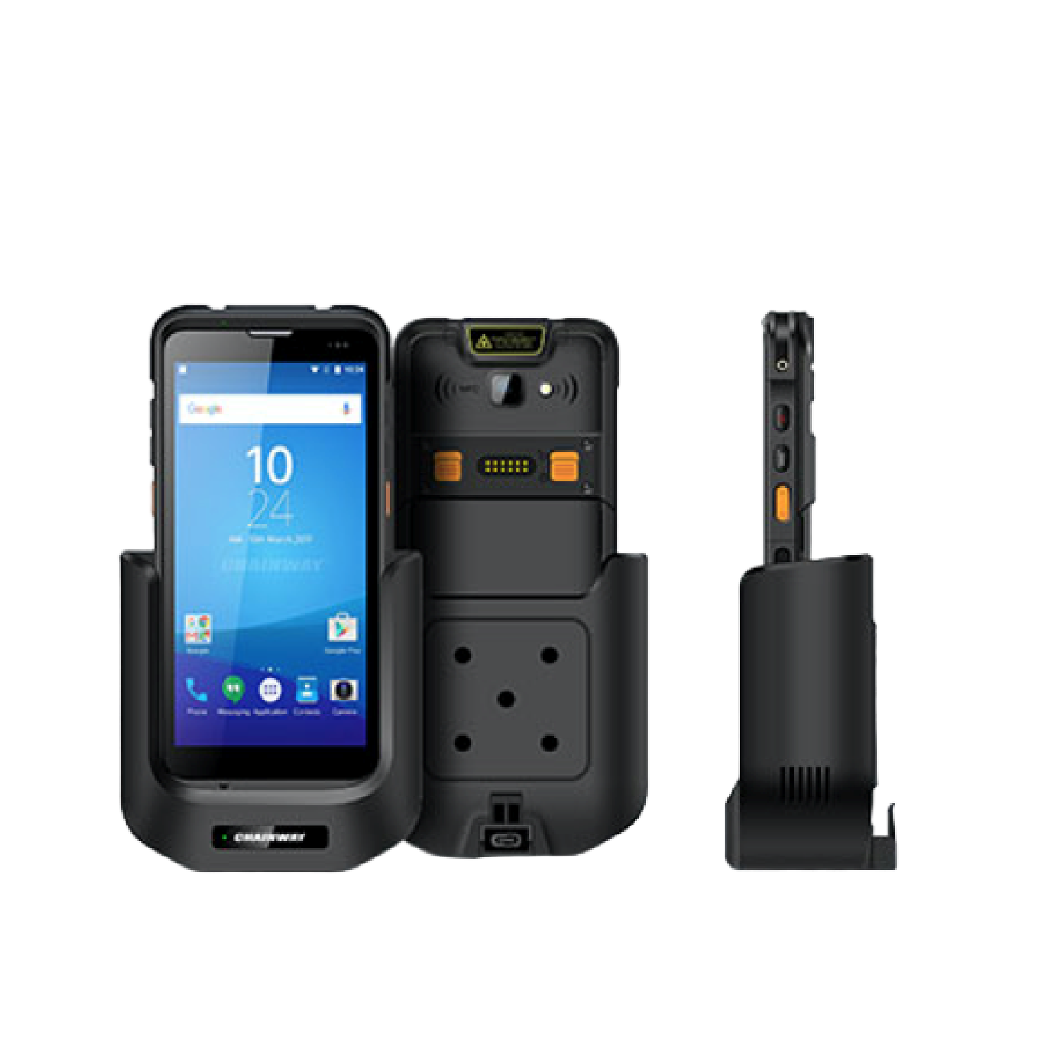 Vehicle charger cradle